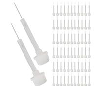 Beaupretty 100pcs Nail Art Replacement Brush Mini Detailing Nail Polish Brushes for Tools Liner Art Use