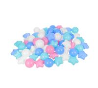 Beaupretty 100pcs Ocean Balls Plastic Balls Round Star Shapes for Sensory Play Kindergarten Activities and Home Fun for Enhanced Engagement