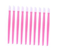 Beaupretty 100pcs Pink Plastic Dead Skin Remover Sticks Ergonomic Nail Cuticle Pushers for Professional Manicure At-home Nail Care
