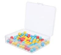 Beaupretty 100PCS Plastic Balls for Counting and Probability Learning Beads Bulk for Math Education Sorting Games and Teaching Tools Bright and Lightweight Educational Supplies