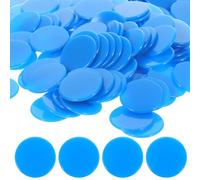 Beaupretty 100pcs Plastic Bingo Chips Set Colorful Counting Discs for Bingo Games Double-Sided Markers for Family Game Evenings and Gatherings