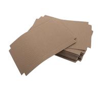 Beaupretty 100pcs Reptile Habitat Liner Bearded Dragon Tank Corrugated Cardboard Liners Easy to Cut Keeps Terrarium Dry Corrugated Paper 12.8x8" for Reptile Enclosures Gecko
