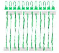 Beaupretty 100pcs Reusable Nylon Mesh Bags for Eggs and Vegetables with Breathability and Portable Design, Green Storage Mesh Bag for Grocery Shopping and Fruit Packing