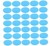Beaupretty 100pcs Small Round Plastic Learning Counters Math Teaching Aid Game Chips for Party Games Classroom Activities and Counting Exercises Material Easy to Handle