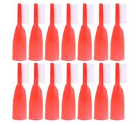 Beaupretty 100pcs Soft Bristle Finger Toothbrush for Adults Mini Manual Oral Cleaning Brush Portable Safety Design for Prisons Nursing Homes Detention Centers Secure Hygiene