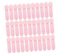 Beaupretty 100pcs Soft Sponge Eyeshadow Applicators for Women and Teens Gentle Blending Makeup Brushes with Fine Tip for Smooth Comfortable Eye Shadow Application Portable and Travel Friendly