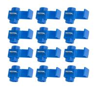 Beaupretty 100pcs T-type Wire Splice Connectors Solderless Terminal Block with Solid Connecting Function for 14-18 Gauge Cables, Made of Copper and Pp Material, Suitable for Quick Electrical
