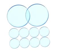 Beaupretty 100Pcs Translucent Bingo Markers Bright Colors Bingo Game Counters for Early Education Counting Chips for Portable Educational