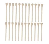 Beaupretty 100PCS Wooden Eyebrow Waxing Sticks Disposable Wax Applicator Spatulas for Facial Lip Nose Hair Removal Beauty Care Sensitive Skin Home Travel