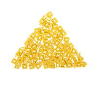 Beaupretty 100pcs Yellow Plastic Car Bumper Retainer Nut Screw Clips with Easy Installation and Sl esign Compatible a Wide Range of Vehicle Brands and Models for Front Lights