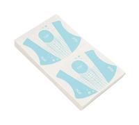 Beaupretty 100sheets Nail Tray Strong Press Nails Natural False Tips Art Paper Forms for Gel Bulk Full Coverage Tips