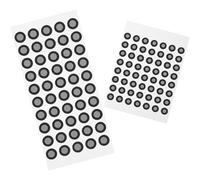 Beaupretty 106pcs 3D Stickers Reflective Reference Marker Points for Handheld 3D Scanning Dynamic Motion Capture, Includes 2 Sheets Multiple Sizes for Accurate Positioning and Optical