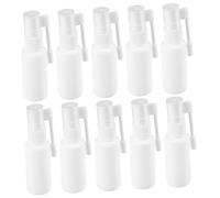 Beaupretty 10pcs 30ml Nasal Spray Bottles Refillable Nose Atomizer Bottles Swivel Mist Sprayer for Nasal Rinse and Travel