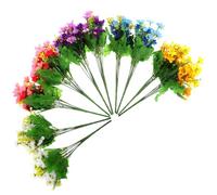 Beaupretty 10pcs Artificial Daisy Flowers for Decoration, Realistic Silk and Plastic Material, Easy to Clean with No Fallen Leaves, for Wedding and Crafts Making, Outdoor Artificial Flowers