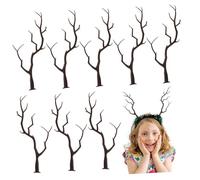 Beaupretty 10Pcs Artificial Dried Antler Branches Decorative Stems for DIY Christmas Decorations Lightweight Portable Vase Filling Branches for Home Hotel Mall Ornament Crafting