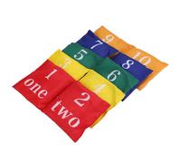 Beaupretty 10pcs Bean Bags for Outdoor Throwing Game Reinforced Stitching Plaything for Parent Interaction Educational Tossing Bags for Preschool and Kindergarten Learning