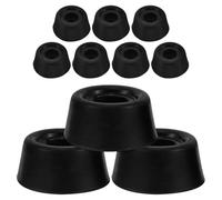 Beaupretty 10pcs Billiard Cue End Protector Pool Cue End Guard Rubber Tail Protection Rubber Safeguards Butt for Billiards Enthusiasts Playing Pool