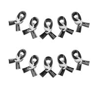 Beaupretty 10Pcs Black Dove Brooch Lapel Pins Peace Symbol Bird Badge Suit Accessories Memorial Mourning Pins for Dress Shirts Hats Jackets