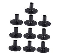 Beaupretty 10pcs Black Plastic Cymbal Sleeves for Drum Kit, Percussion Instrument Accessories, Compatible with Cymbal Stands, Suitable for Drum Set Assembly and Maintenance