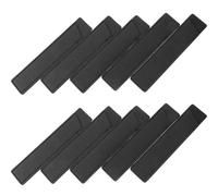 Beaupretty 10pcs Black Pu Leather Single Pen Sleeves Nurse Pen Holders Portable Pencil Storage Bags for Daily Use Doctors and Office Organization