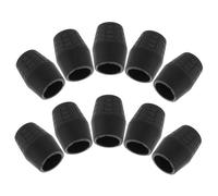 Beaupretty 10pcs Black Rubber Foot Protectors for Microphone Stands Fit Mic Stand Leg Caps for Acoustic Guitar Portable Non-slip Base Pads Preventing Scratches and Wear
