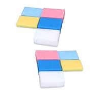 Beaupretty 10pcs Body Scrubber Bath Sponge Brush Tactile Sensory Training Tools Soft Bristles Bath Accessories for Tender Newborn Skin Random Color