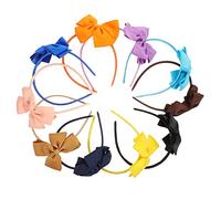 Beaupretty 10pcs Bow Headband for Boy Girl Party Creative Bowknot Shape Hair Decor Lovely Bowtie Headband for Birthday Performance