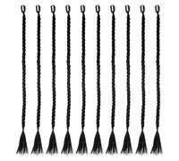 Beaupretty 10pcs Clip Braids Synthetic Simulation Boxing Braid Hair Extension for Daily Use Party Styling Women Hair Accessories