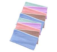 Beaupretty 10pcs Coral Fleece Microfiber Makeup Remover Cloths 25x25cm Soft Face Towels for Women Quick-Drying and Highly Absorbent