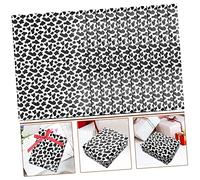 Beaupretty 10pcs Cow Print Wrapping Paper for Gifts Festival Packaging Recyclable Gift Wrap with Delicate Black and White Pattern for Crafts Party Decoration