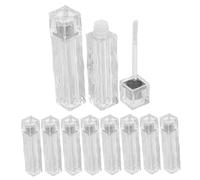 Beaupretty 10pcs Crystal Lip Gloss Tubes Empty DIY Lip Gloss Containers Wave Pattern Portable Elegant