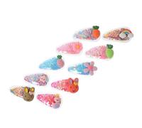 Beaupretty 10pcs Cute Pvc Hair Clips for Little, Comfortable and Stylish Hair Accessories, for Different Occasions and Paired a Variety of Outfits