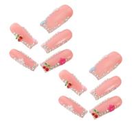 Beaupretty 10pcs Decorative Nail Art Rhinestones for Cherry Nails for Women and Spring Events
