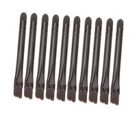 Beaupretty 10pcs Double-ended Eyeshadow Brush and Sponge Set for Women, Dual-function Cosmetic Makeup Tool for Precise Eye Shadow Application and Brow Grooming, Portable Beauty Accessory