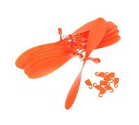 Beaupretty 10pcs Educational Model Airplane Parts Rubber Band Powered Propeller Kit for Glider Tiger Helicopter Aerodynamic Fan Design for Improved Flight Performance