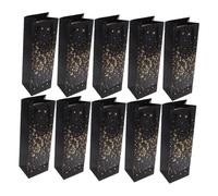 Beaupretty 10pcs Elegant Wine Bottle Bags Durable Foil Bags for Birthdays Celebrations Tear Resistant Lightweight Stylish Storage for Wine Bottles for Special Occasions