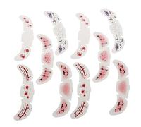 Beaupretty 10pcs Freckle Face Temporary Tattoo Stickers Realistic Self Adhesive Halloween Makeup Decals for Cosplay Festival and Everyday Use