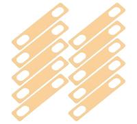 Beaupretty 10pcs Guitar Repair Pads Brass Gaskets for Acoustic Electric Guitar Neck Adjustment Thickness Shim Kit
