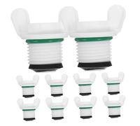 Beaupretty 10pcs Hot Water Bottle Lid Caps with Double Rubber Washers Hot Water Sack Stopper Replacement Vacuum Bottle Plug Sealings for Winter