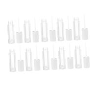 Beaupretty 10pcs Lip Gloss Tubes Refillable Abs Containers with White Caps Compact Design for DIY Lipstick Travel and Daily Use Cosmetic Storage