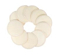 Beaupretty 10pcs Loofah Bath Tablets Natural Exfoliating Shower Scrub for Back Body