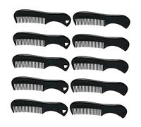 Beaupretty 10pcs Mens Mustache Beard Comb Portable Mini Grooming Accessory with Fine and Wide Teeth for Hair Care and Styling Retro Design for Travel and Daily Use