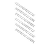 Beaupretty 10pcs Metal Guitar Pickup Spacer Bars Precision Height Calibration Shim String Humbucker Installation Wear-resistant Keeper Bars for Electric Guitar Sound Control