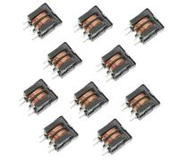 Beaupretty 10pcs Mode Inductor Filters Leaded Power Choke Pitch Wide Inductance Range for Electronic Devices with High Capacity and Low Magnetic Leakage