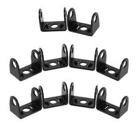 Beaupretty 10pcs Multi Angle Adjustable Motorcycle Spotlight Mount Brackets, Heavy Duty Aluminum Front Fork Mount Plate with Modular Quick Release Design for Mountain Crossing and Gravel Road