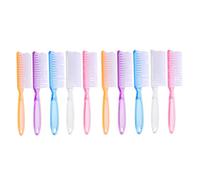 Beaupretty 10pcs Nail Duster Brush with Long Handle Plastic Fingernail and Toenail Scrubbing Brushes for Precise Dust Cleaning Vibrant Colors Portable and Reusable Tools for Home and