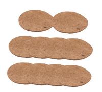 Beaupretty 10Pcs Natural Palm Bird Nest Mats Breathable Pigeon House Pads for Egg Nesting and Bird Breeding Practical Reusable Bedding