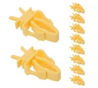 Beaupretty 10PCS Parakeet Treats Clips Bird Cage Food Holder for Budgie Cockatiel Macaw Stable Fruit Vegetable Feeder Clips with Innovative Grip for Healthy Foraging and Balanced Nutrition