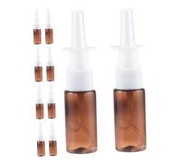 Beaupretty 10pcs Pet Plastic Atomizer Bottles with Neck Lightweight Portable Spray Cases for Saline Face Mist Transparent Refillable Mist Sprayers for Travel and Precise Spray Control