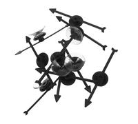 Beaupretty 10pcs Plastic Arrow Game Pointers for Classroom Board Games Break-resistant Plaything Easy to Use DIY Turntable Accessories
